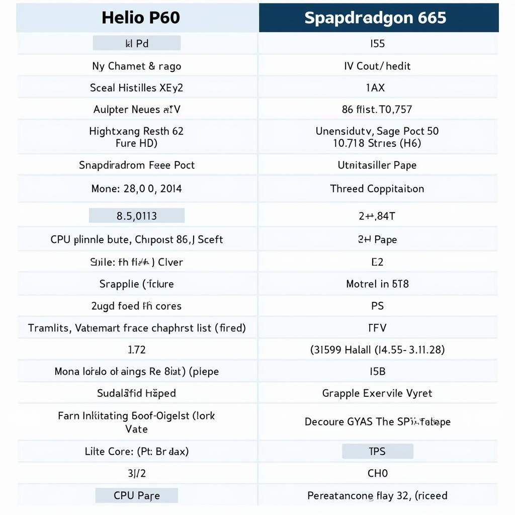 So sánh CPU Helio P60 và Snapdragon 665