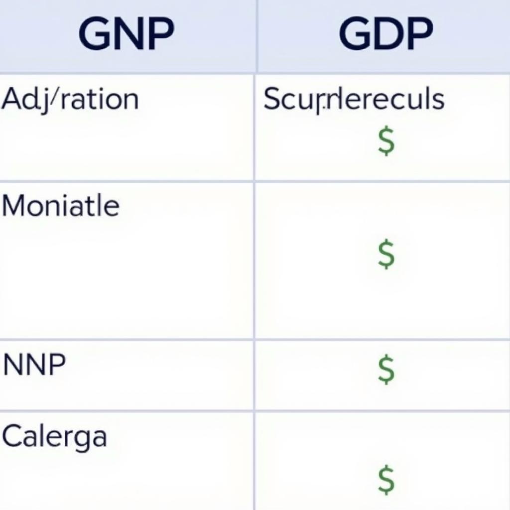 So sánh GNP và GDP