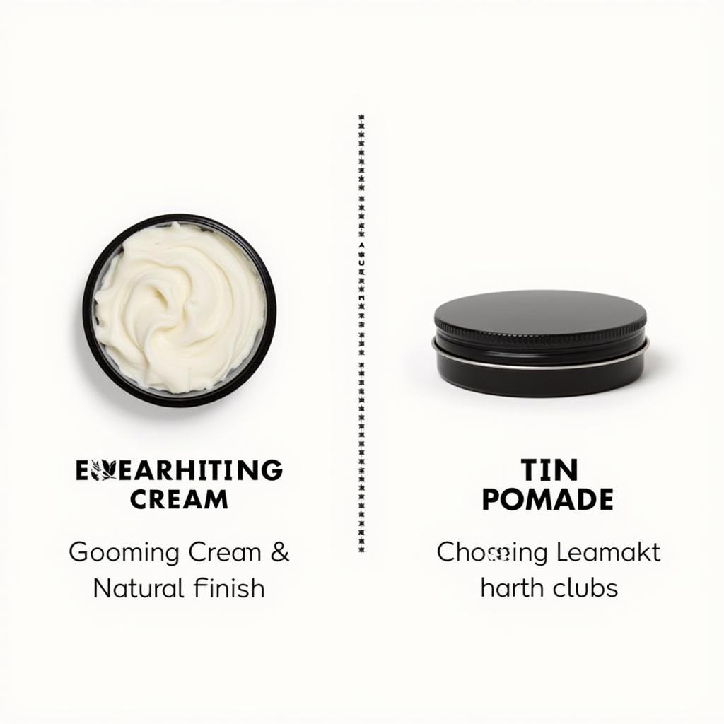 So sánh Grooming Cream và Pomade