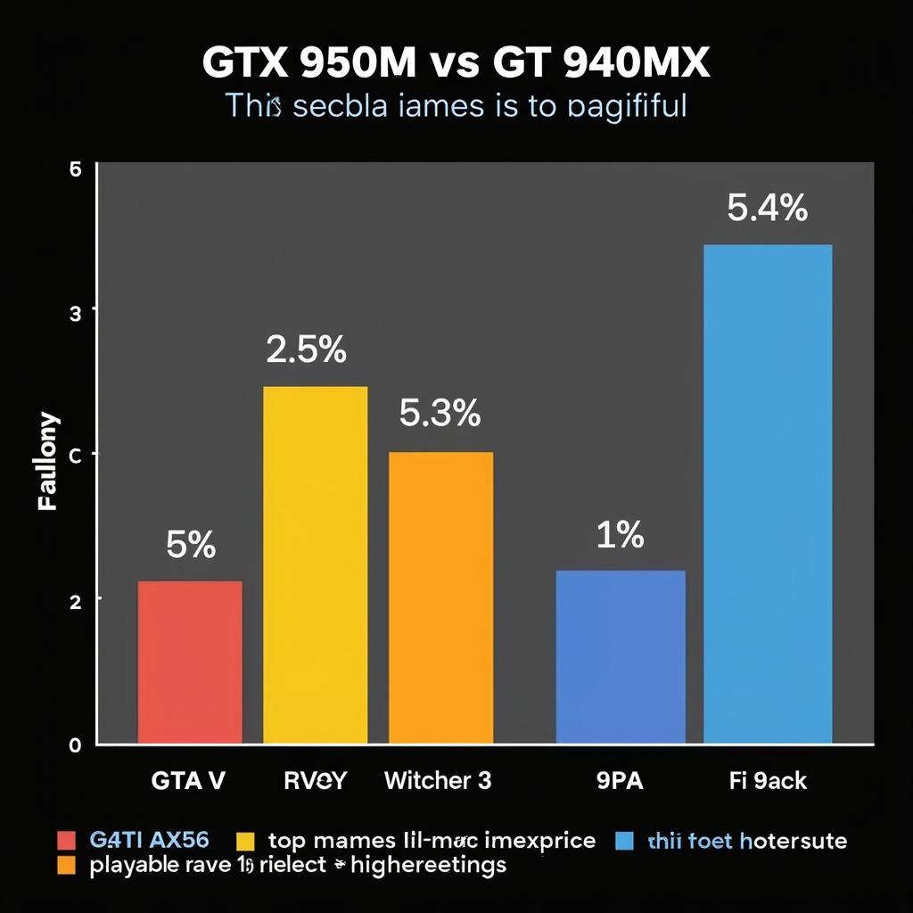 So sánh hiệu năng GTX 950M và GT 940MX trong game