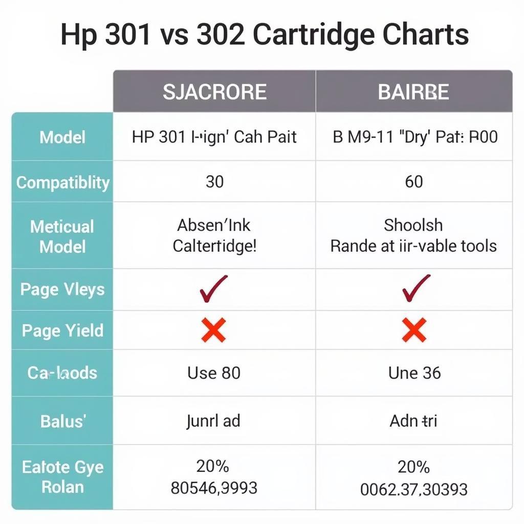 So sánh hộp mực in HP 301 và 302