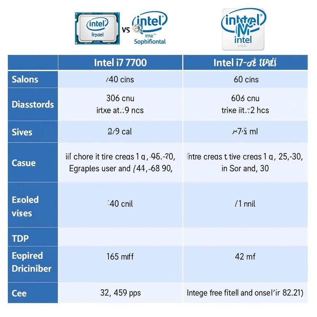 So sánh Intel i7 7700 và i7 8700