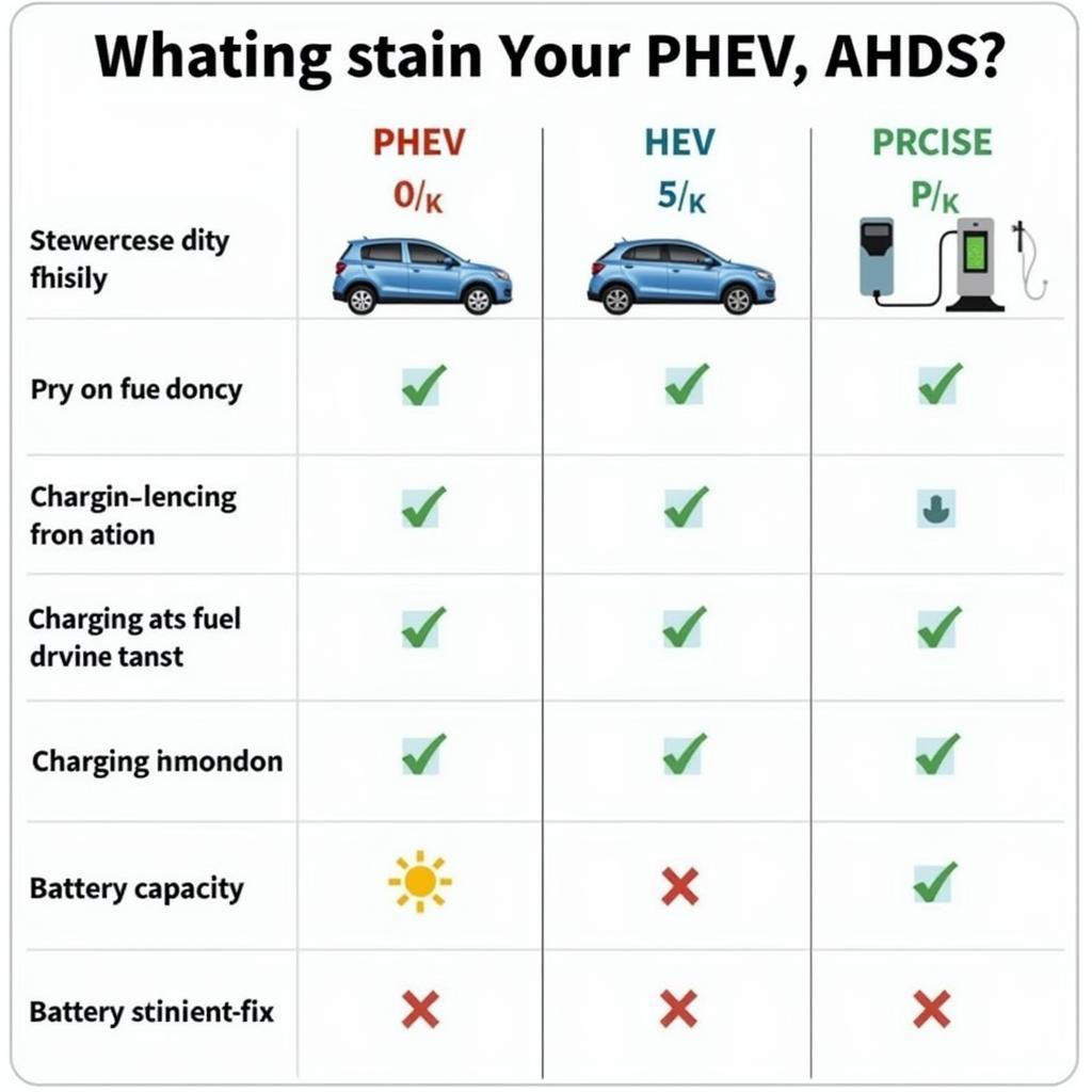 So sánh PHEV và HEV