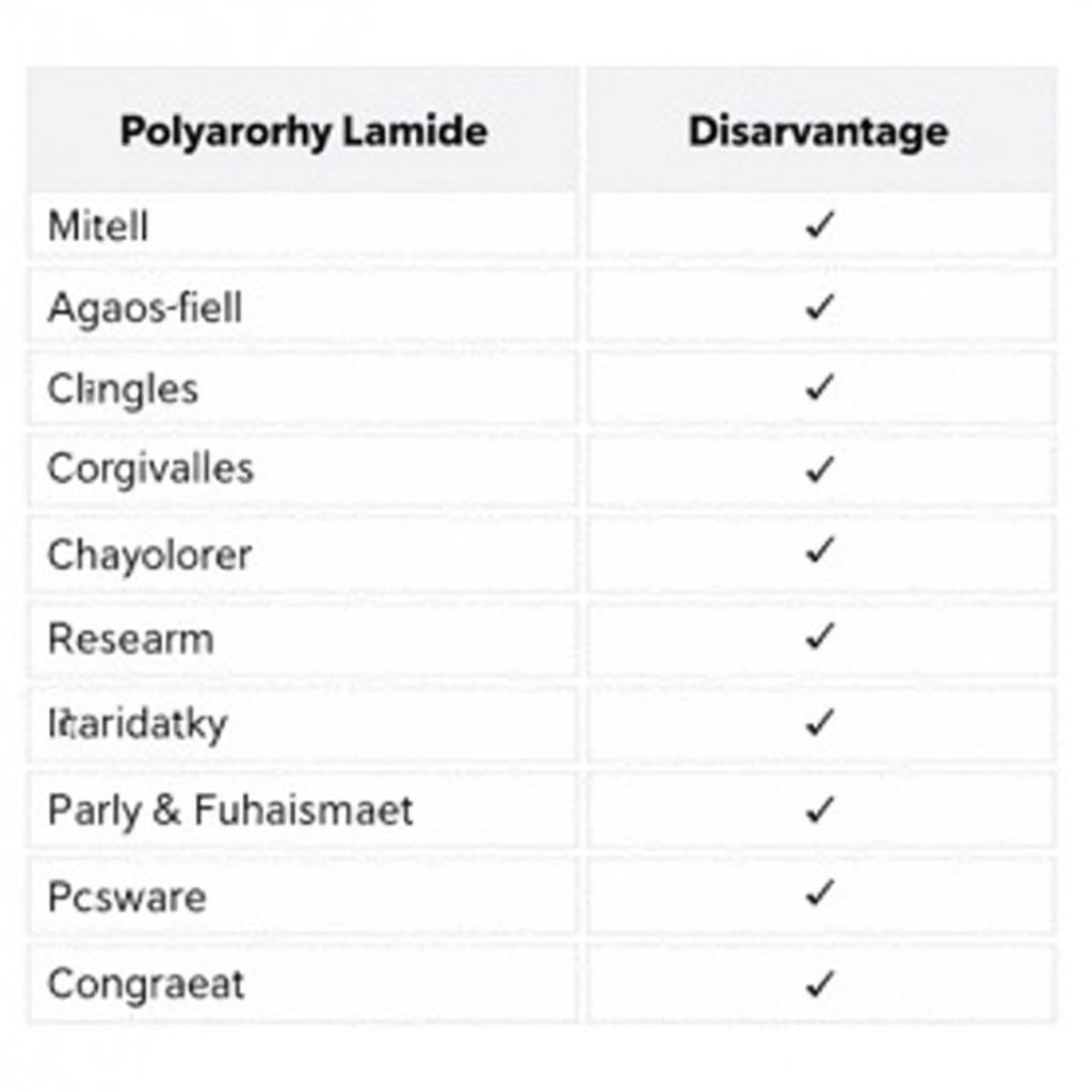 Bảng so sánh ưu nhược điểm của polyacrylamide và agarose