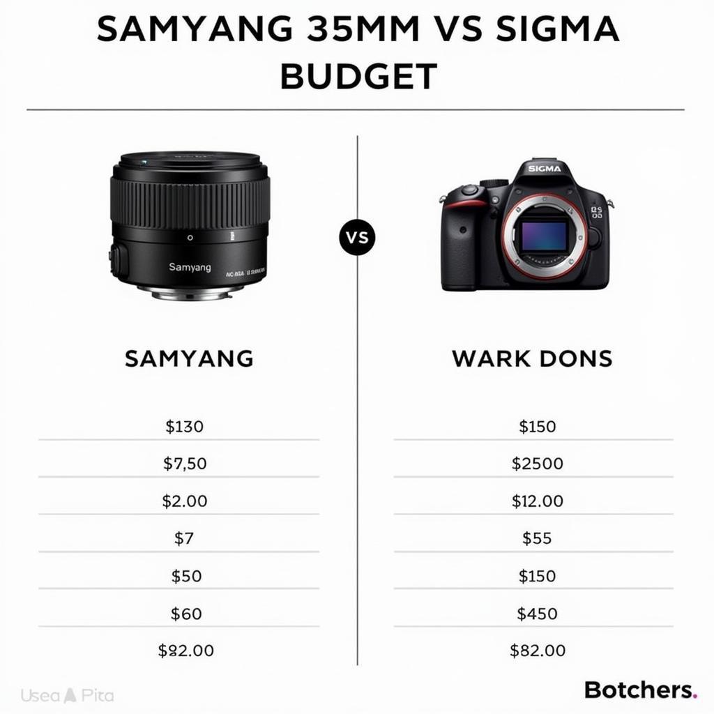 Samyang 35mm vs Sigma 35mm: Giá thành