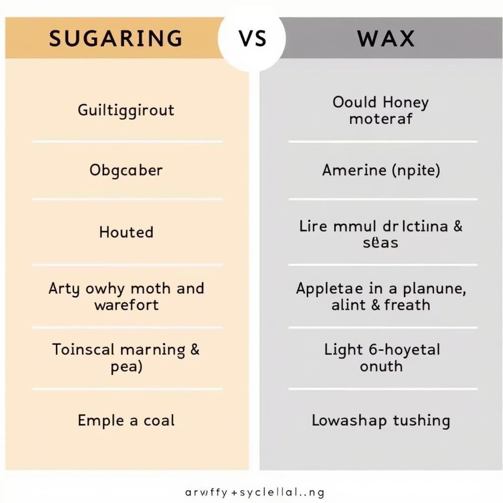 So Sánh Sugaring và Waxing