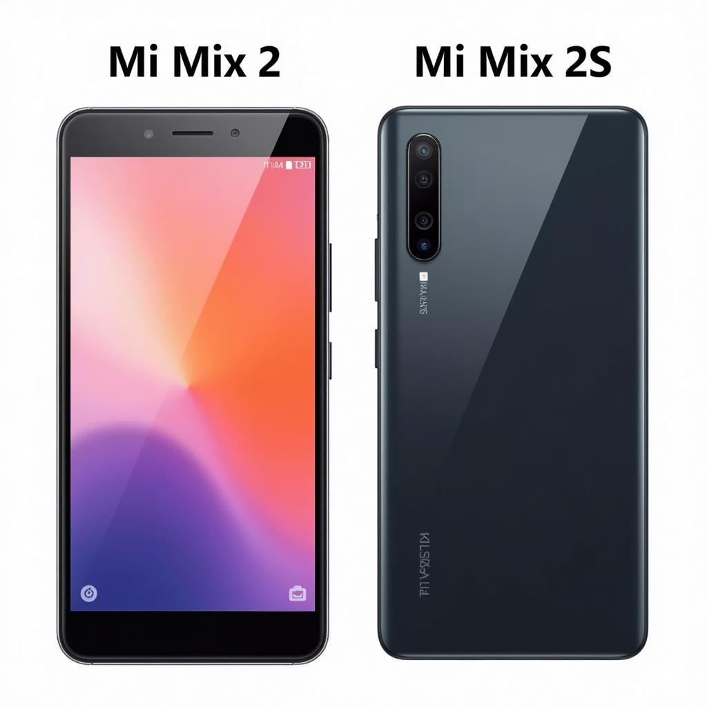 So sánh thiết kế Xiaomi Mi Mix 2 và Mi Mix 2S