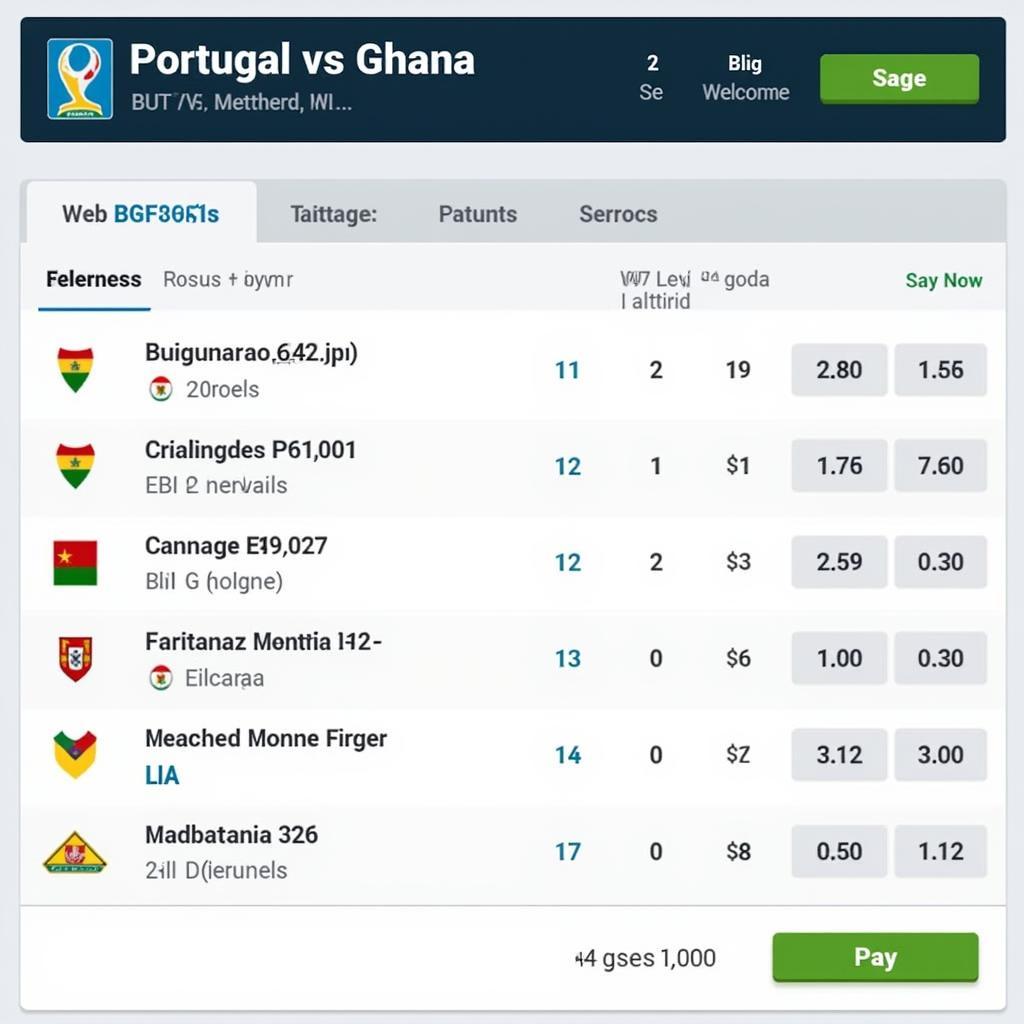 Soi kèo bóng đá Nha vs Ghana