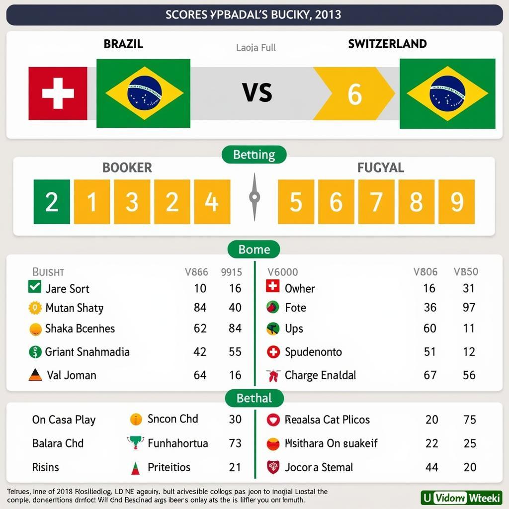 Soi kèo Brazil vs Thụy Sĩ