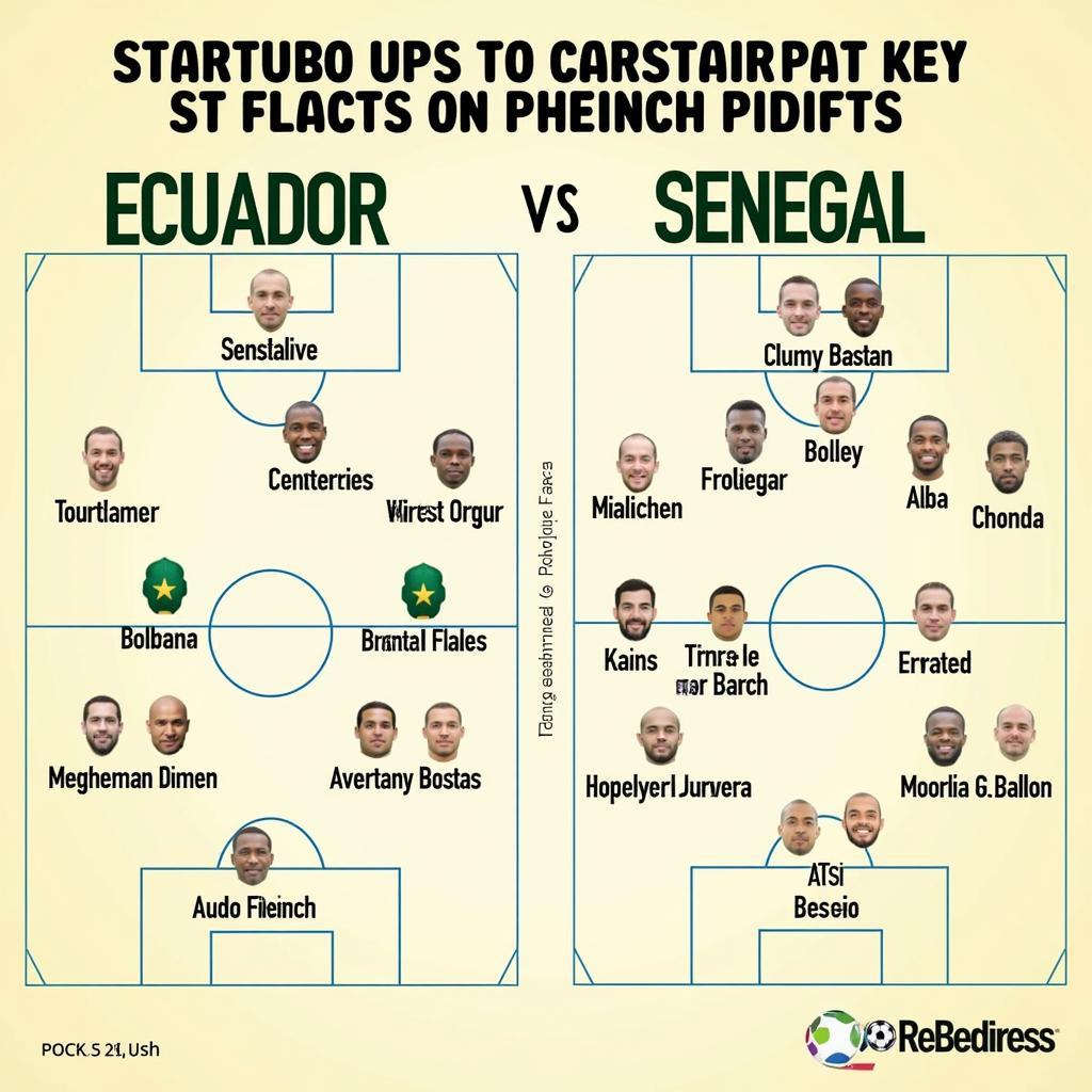 Ecuador vs Senegal line-up