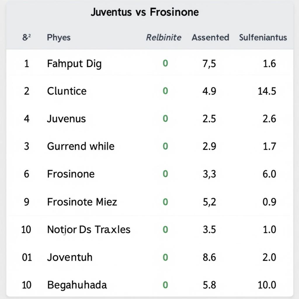 Soi kèo Juventus vs Frosinone