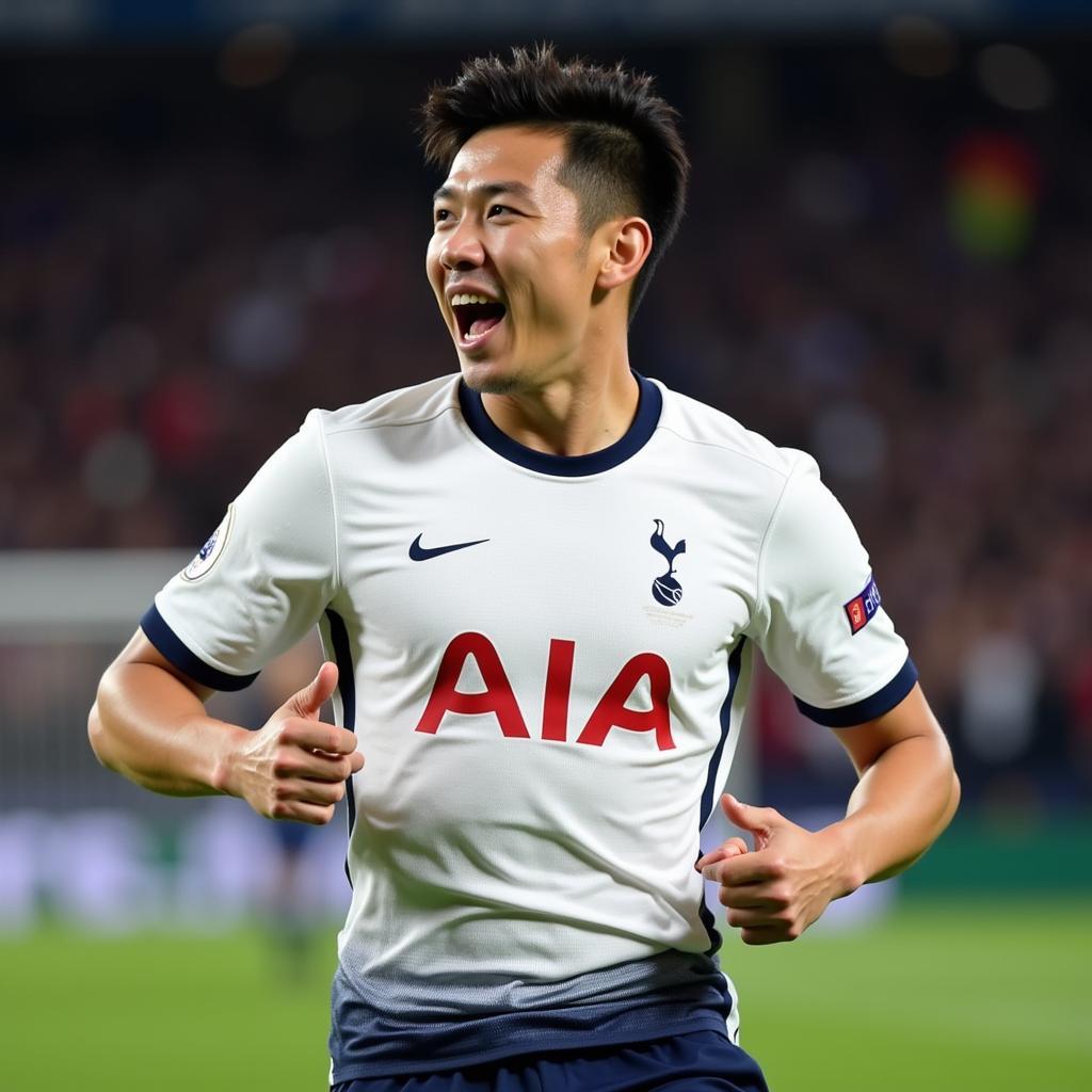 Son Heung-min ghi bàn cho Tottenham