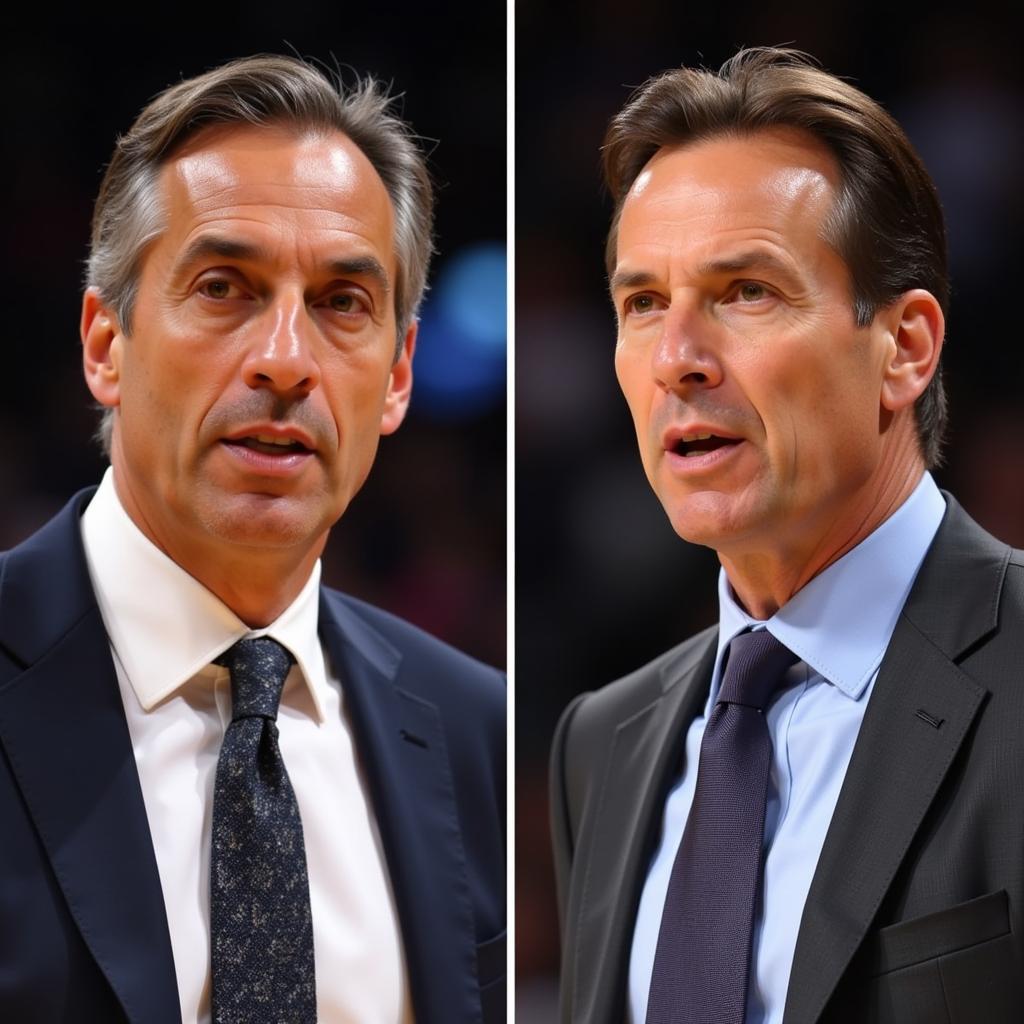 Huấn luyện viên Steve Nash và Doc Rivers