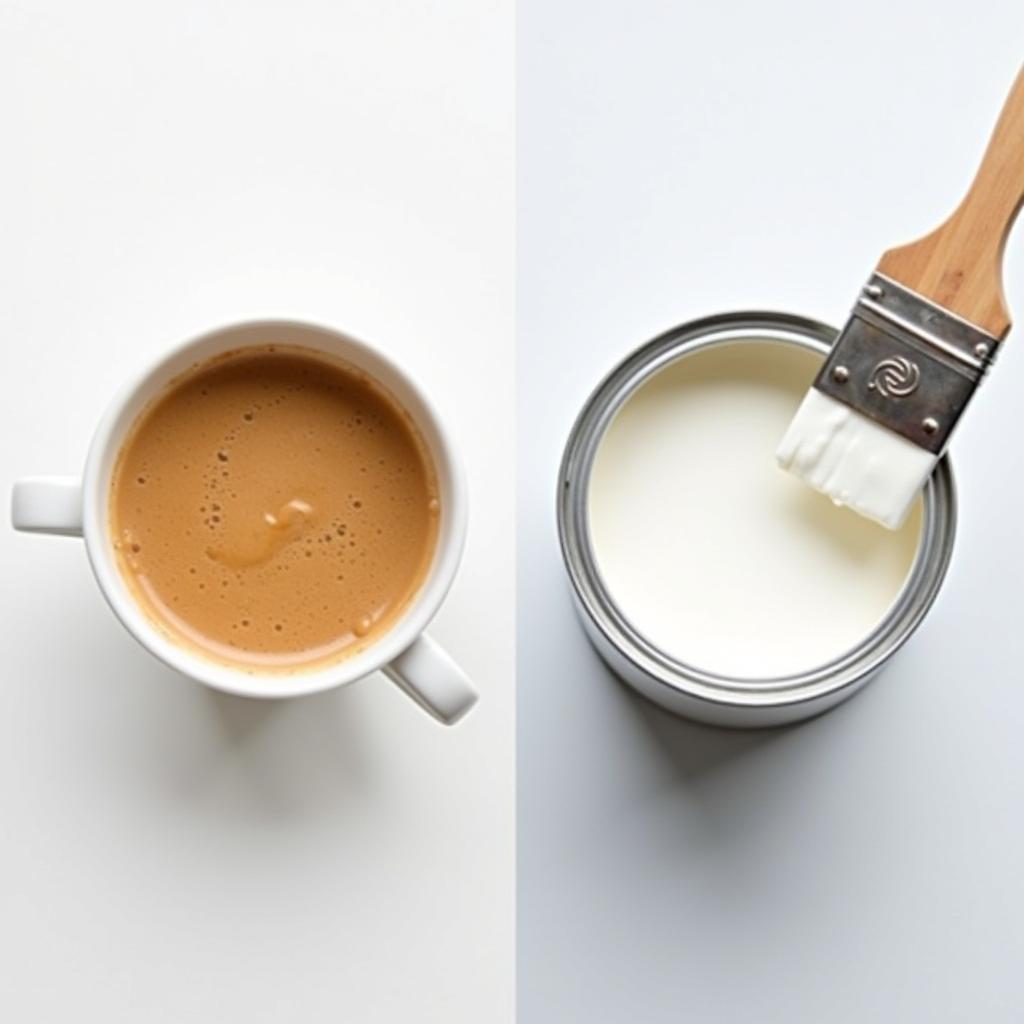 Sự khác biệt giữa flat white và white paint