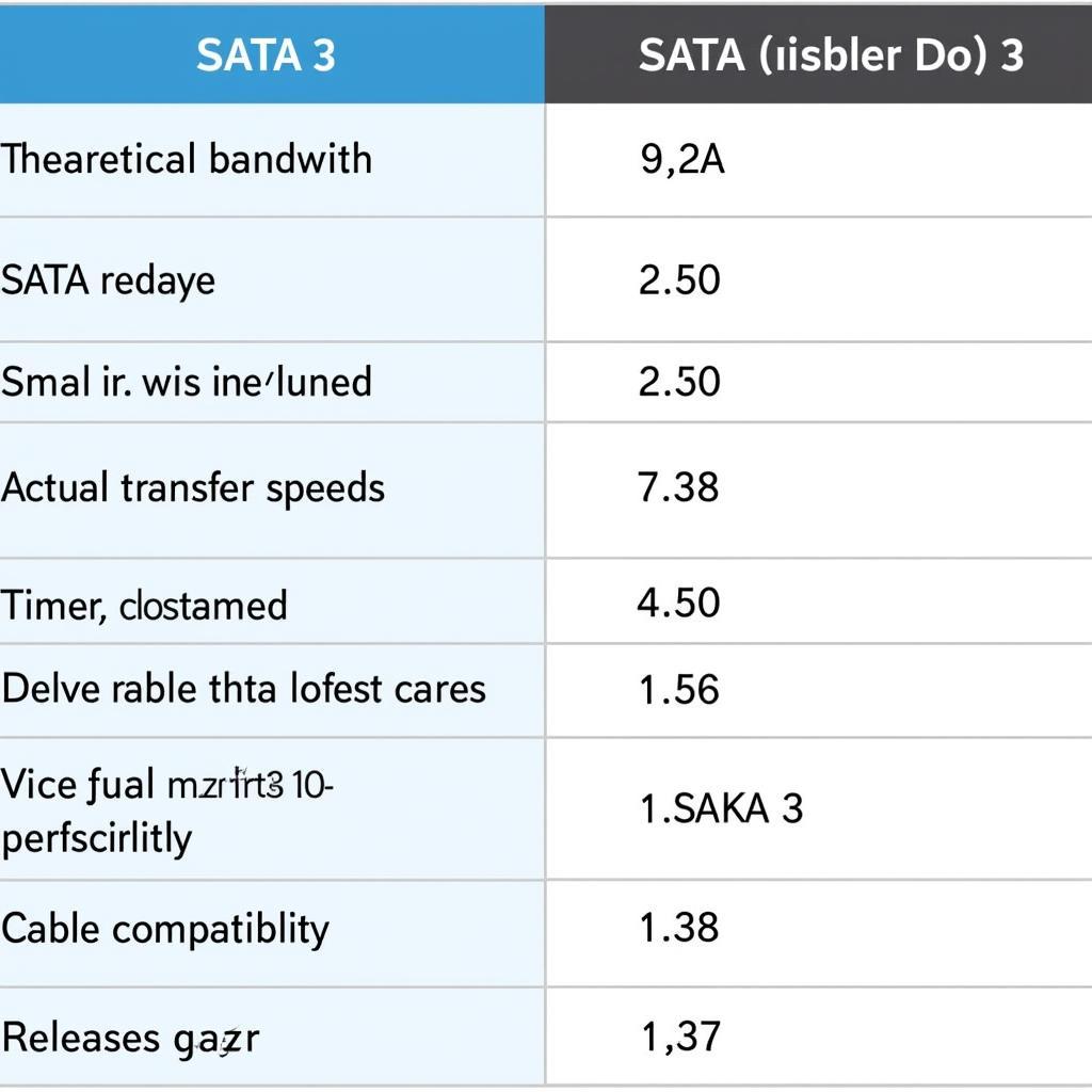 Sự khác biệt giữa SATA và SATA 3