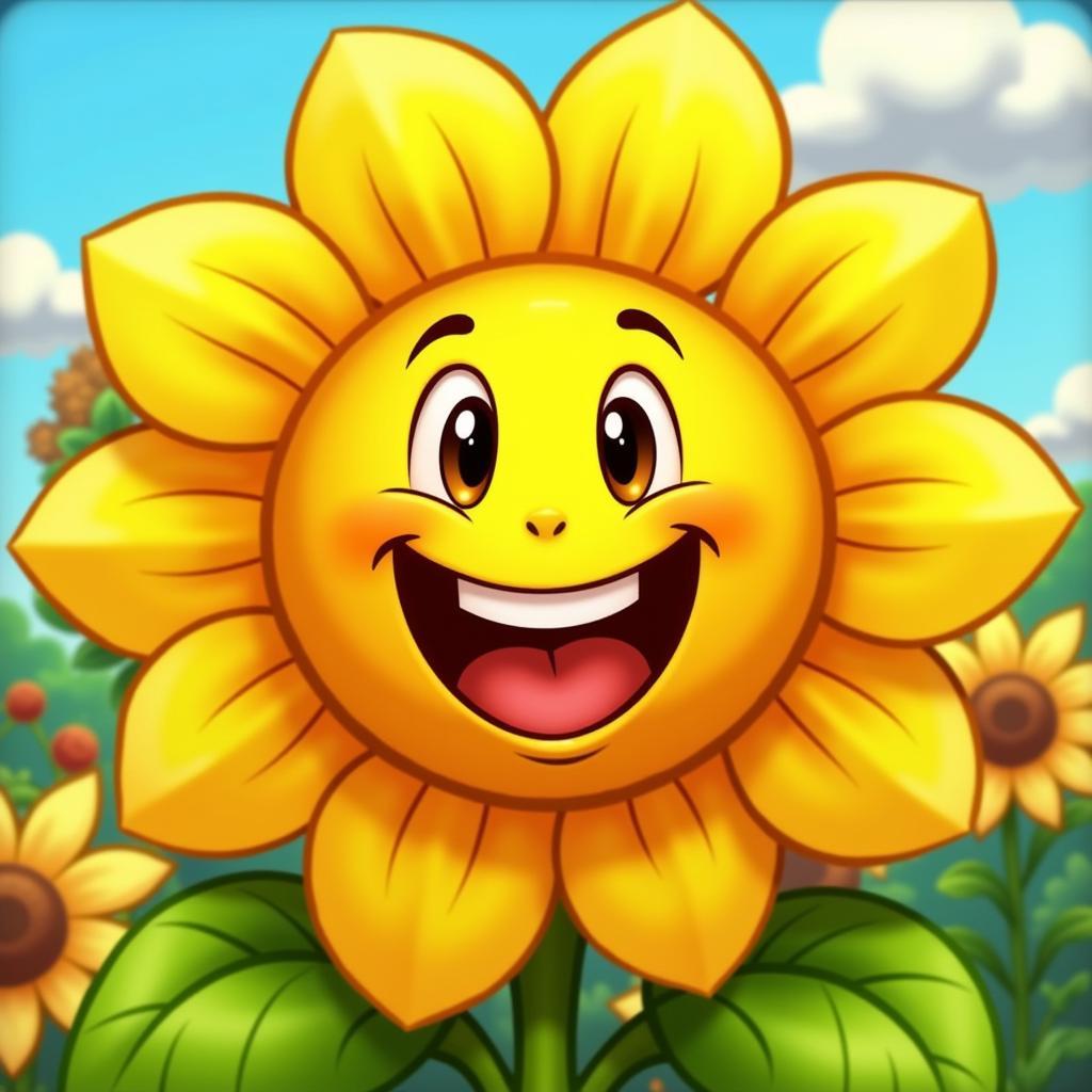 Sunflower in Plants vs Zombies 2