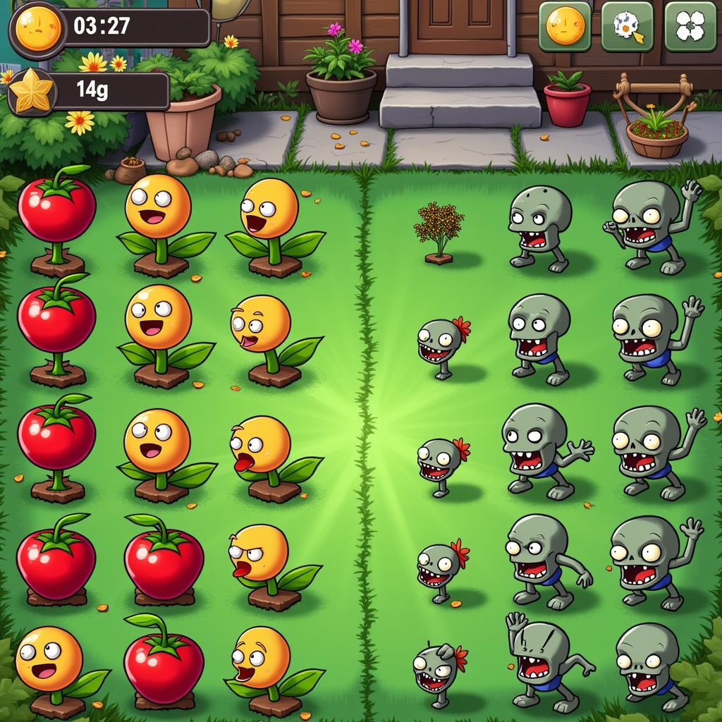 Plants vs Zombies Gameplay