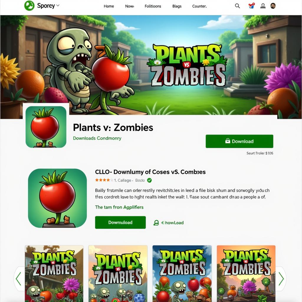 Download Plants vs Zombies for free