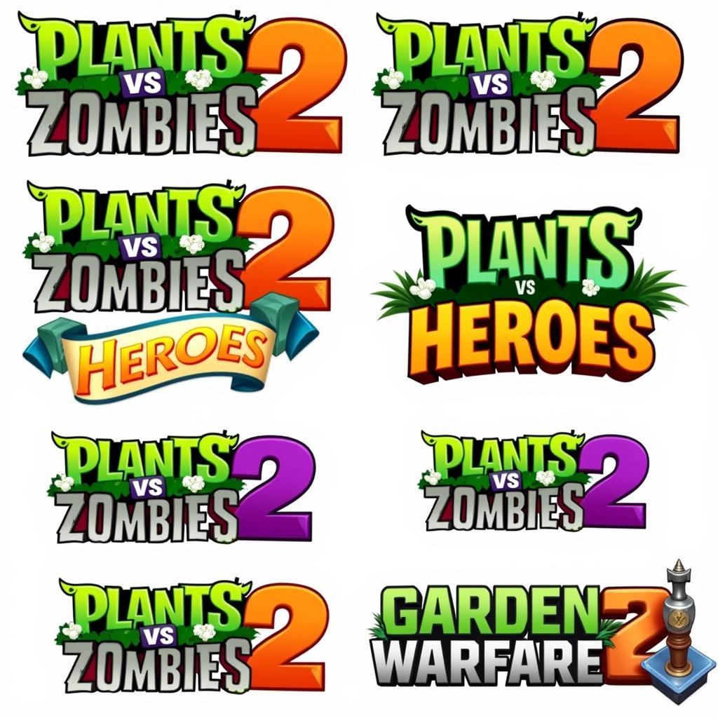 Different Versions of Plants vs Zombies