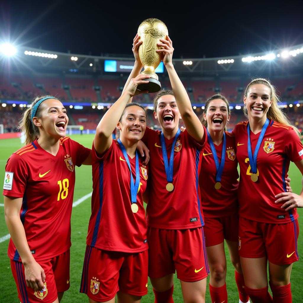 Tây Ban Nha Vô Địch World Cup Nữ 2023