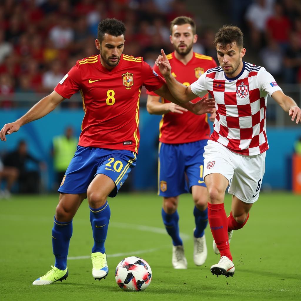 Spain vs Croatia Euro 2020