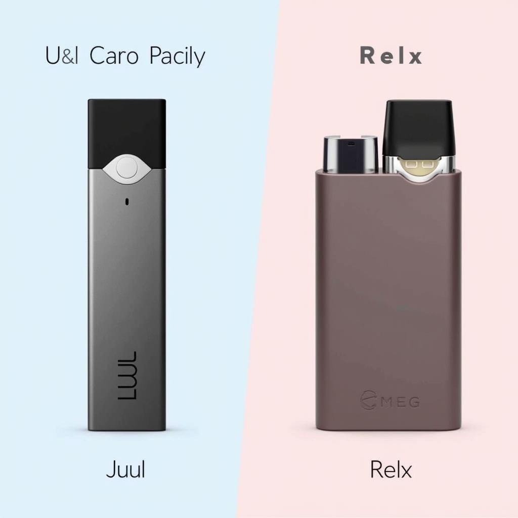 Thiết kế Juul và Relx