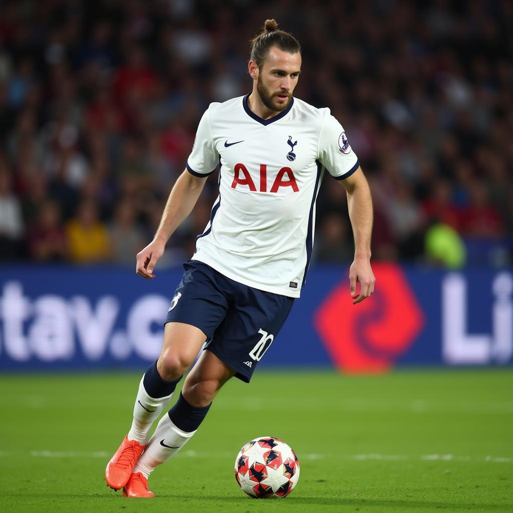 Tiền đạo Harry Kane của Tottenham Hotspur