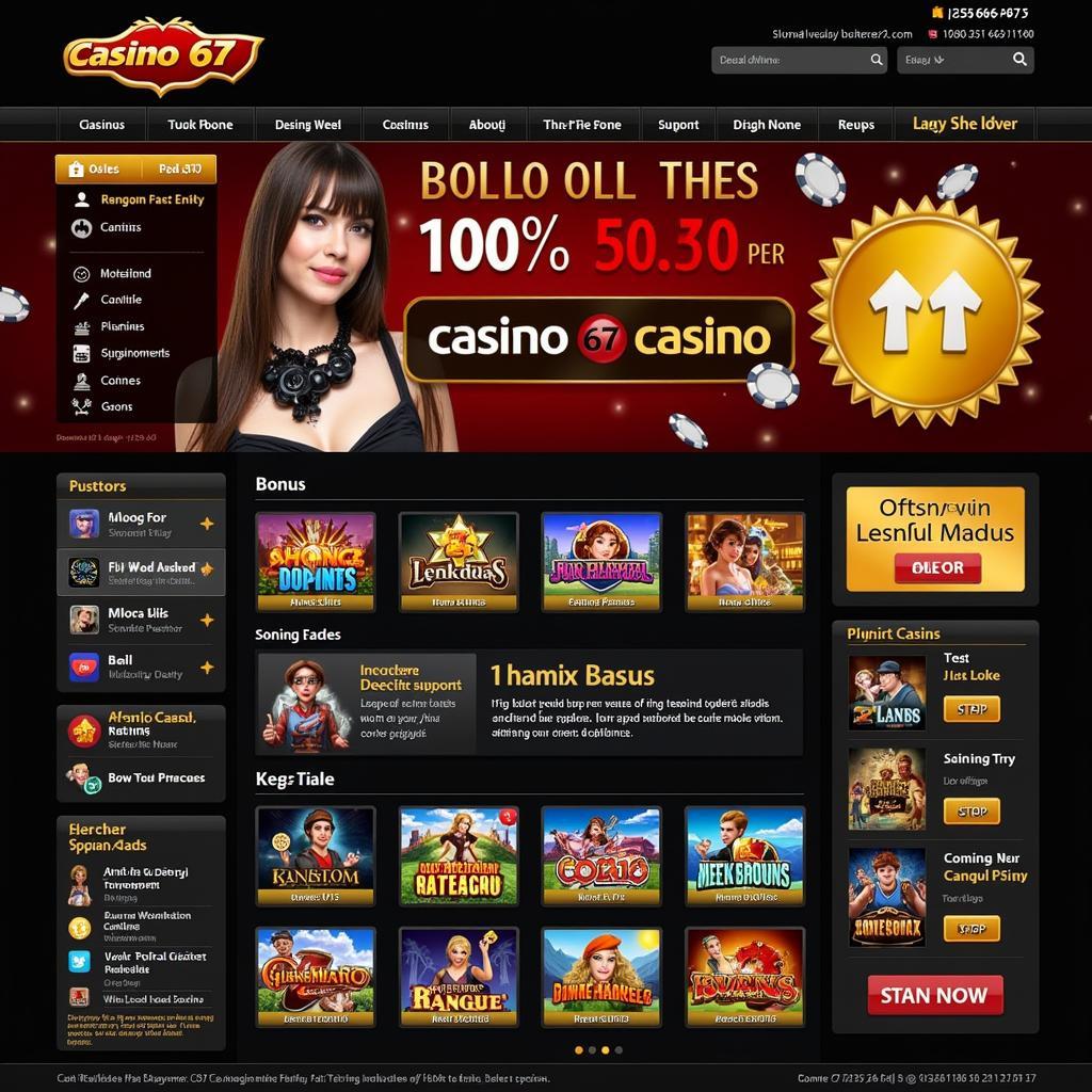 Trải nghiệm Casino 67