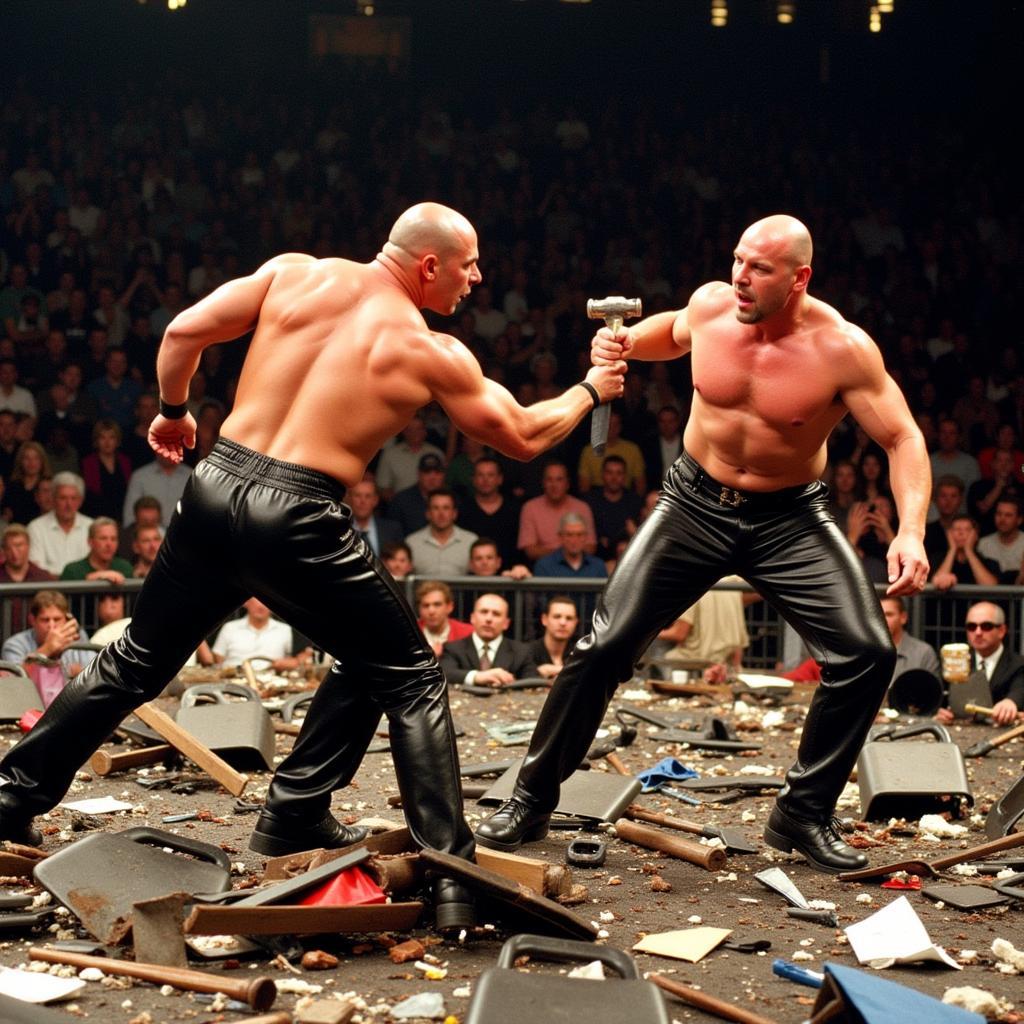 Triple H vs Kurt Angle - Unforgiven 2001