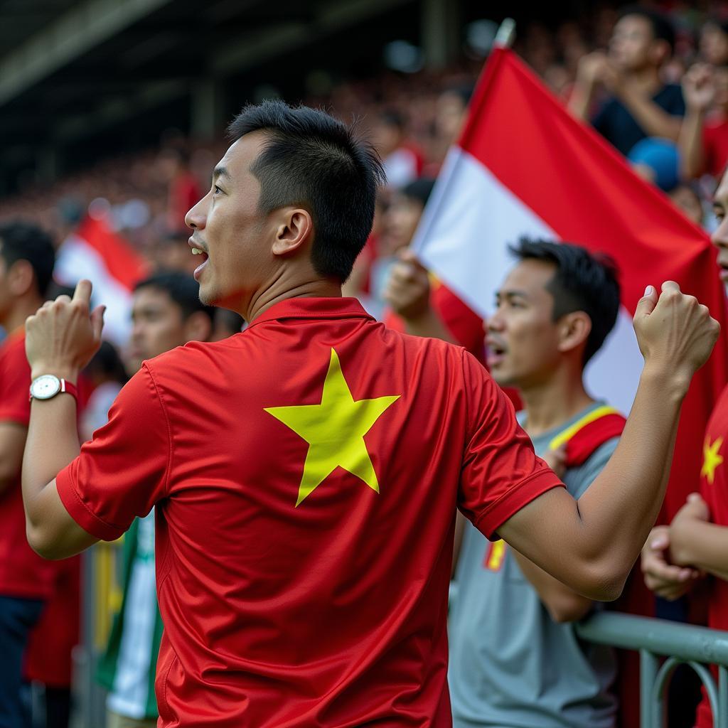 U23 Vietnam vs U23 Indonesia - Passionate Fans