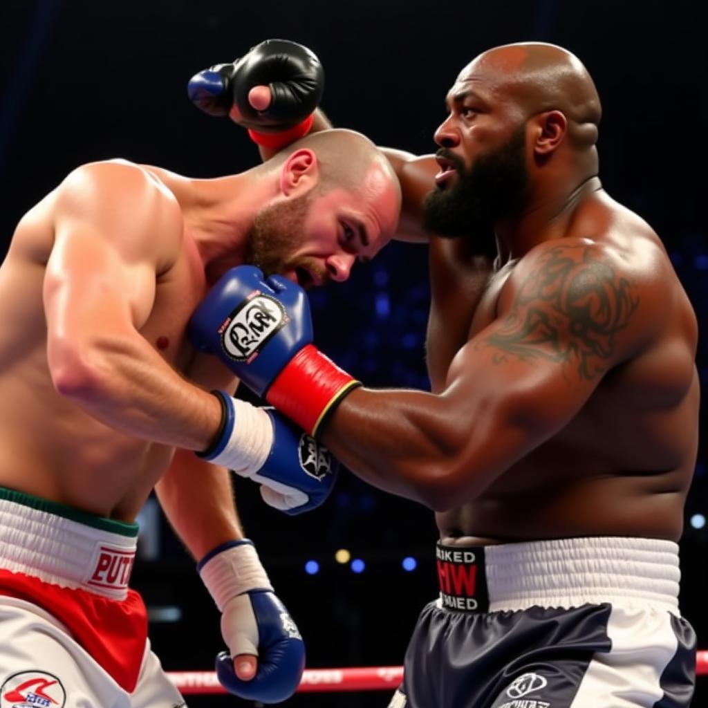 Tyson Fury tung đòn tấn công dữ dội về phía Deontay Wilder