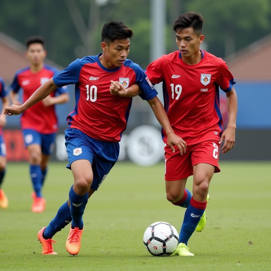 U19 Lào vs U19 Thái Lan: Đối đầu