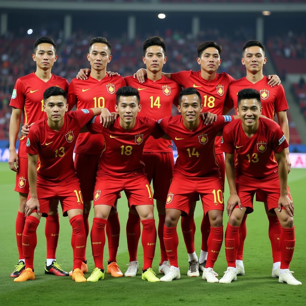 Hình ảnh đội tuyển U23 Việt Nam tại vòng chung kết U23 Châu Á 2020