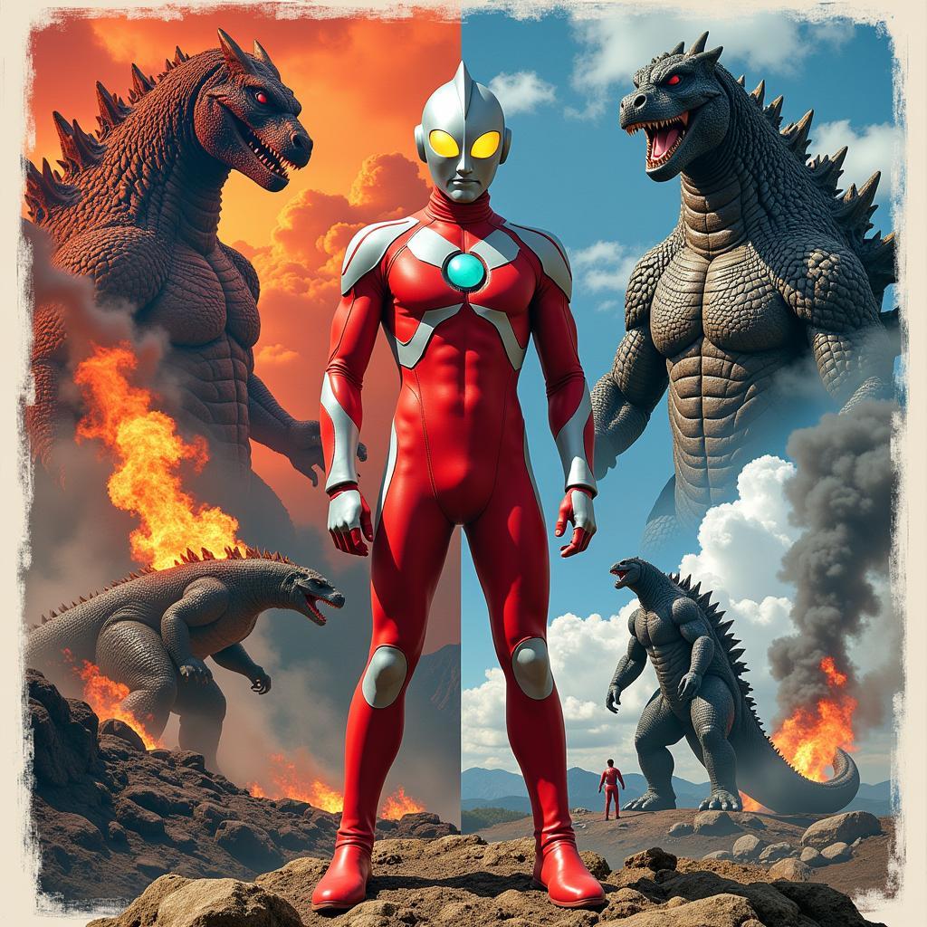 Ultraman và Godzilla: Hai biểu tượng