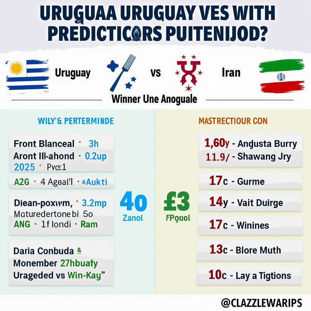 Kết quả dự đoán Uruguay vs Iran