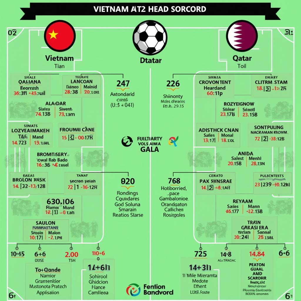 Lịch sử đối đầu VN vs Qatar