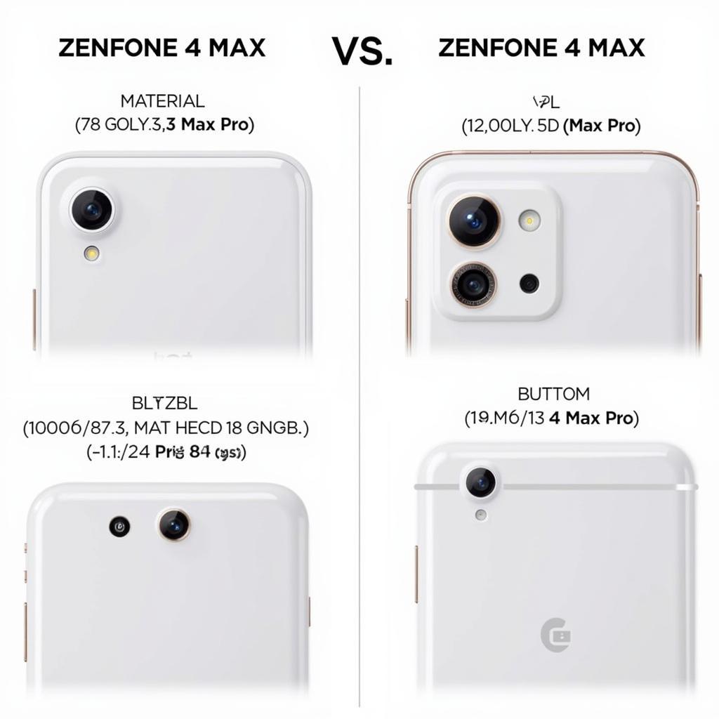 Thiết kế Zenfone 4 Max Pro và Zenfone 4 Max