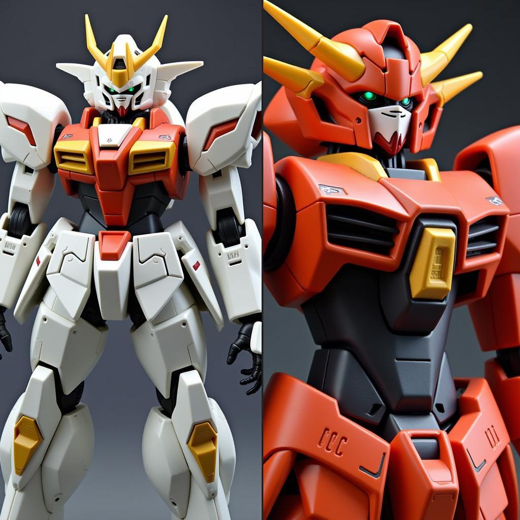 So sánh chi tiết 1/100 Barbatos Lupus Rex và HG