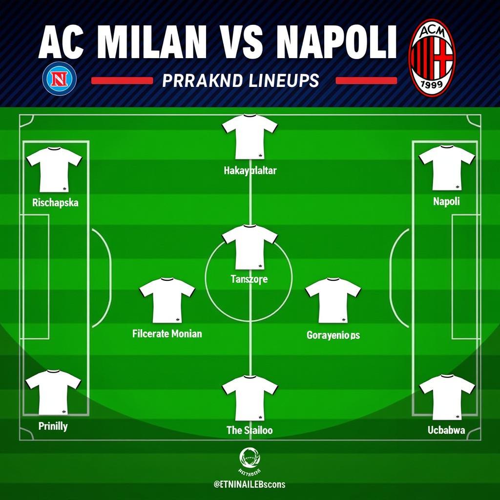 AC Milan vs Napoli: Đội hình ra sân dự kiến