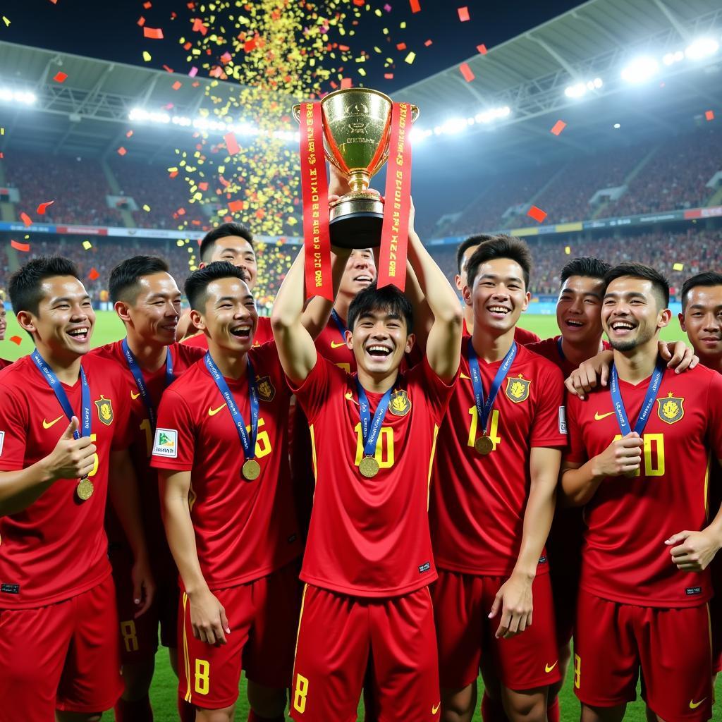 Hình ảnh Việt Nam vô địch AFF Cup 2018