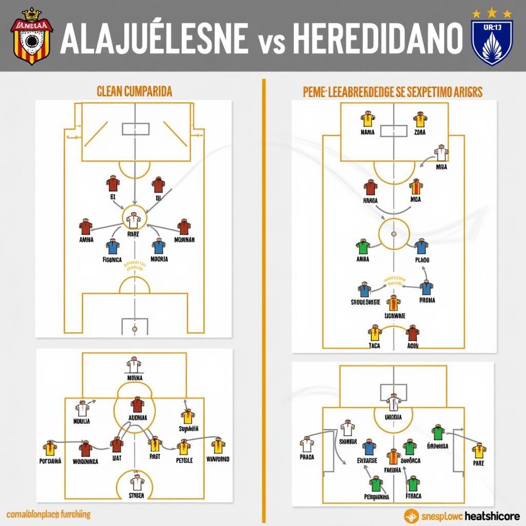 So sánh chiến thuật Alajuelense và Herediano