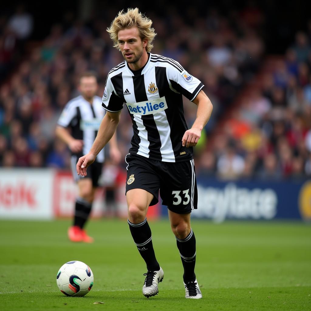 Alan Smith trong màu áo Newcastle United