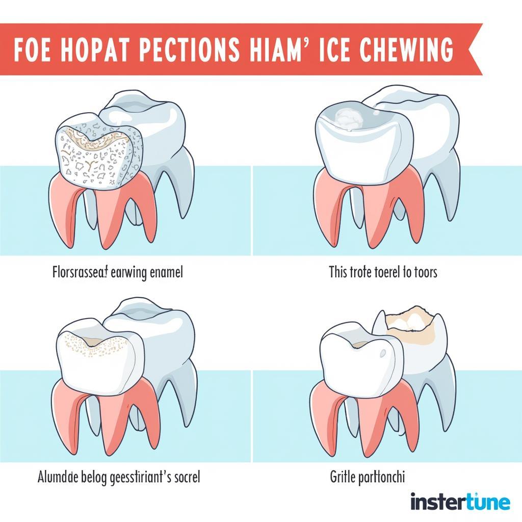 Ảnh hưởng của việc ăn nước đá đến răng miệng