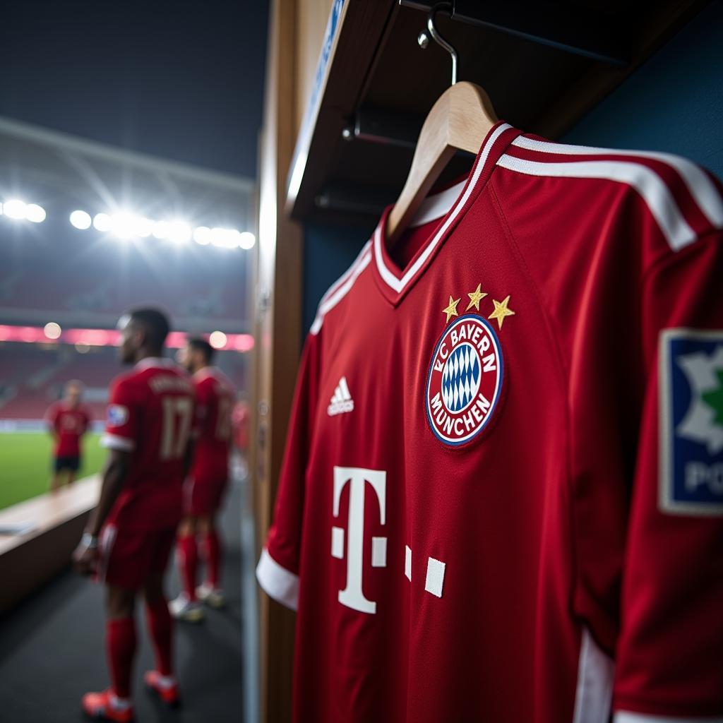 Áo đấu Bayern Munich trên sân Allianz Arena