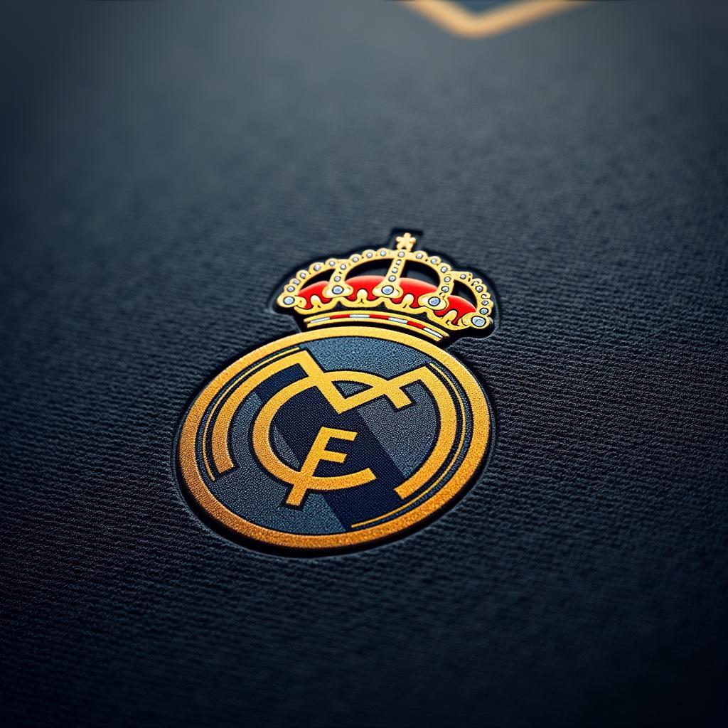 Background bóng đá logo đội bóng Real Madrid