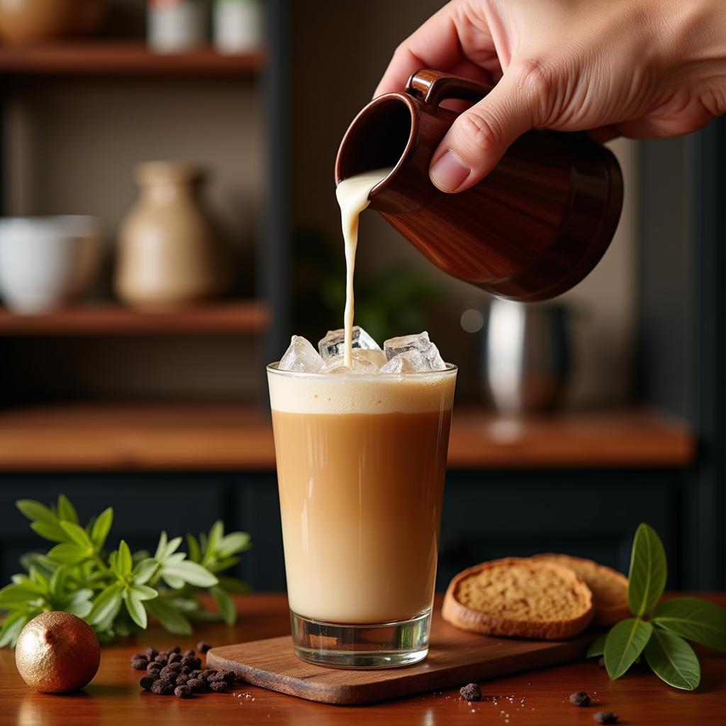 Cách pha chế cà phê sữa đá Nescafe