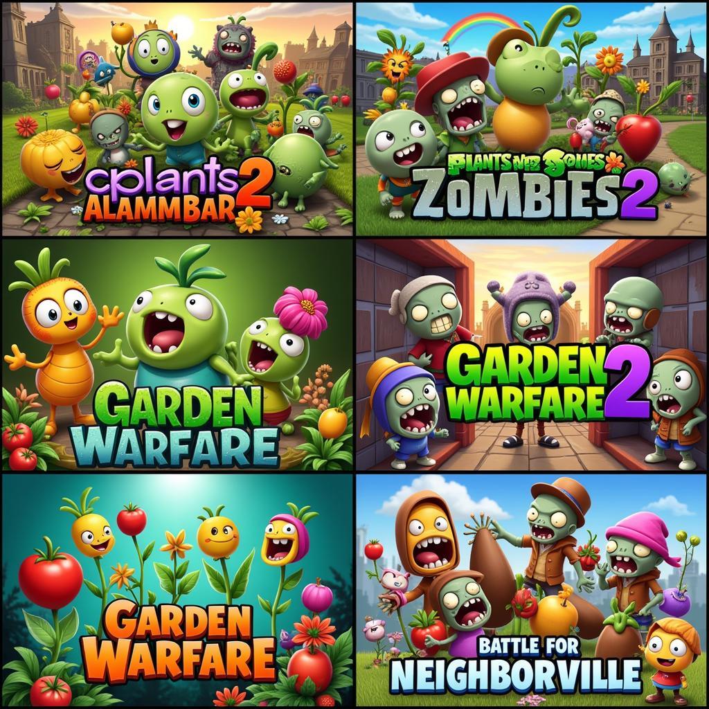 Các phiên bản khác của Plants vs Zombies