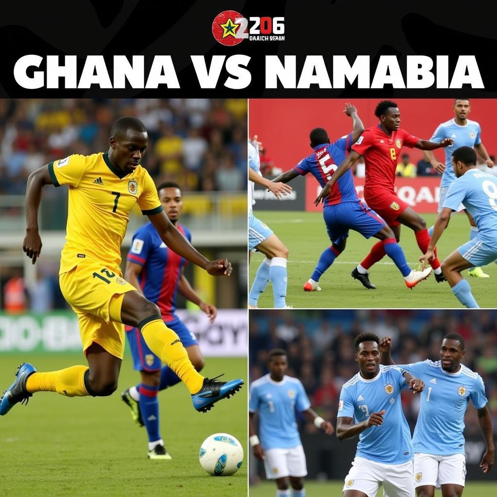 Các tình huống đáng chú ý Ghana vs Namibia