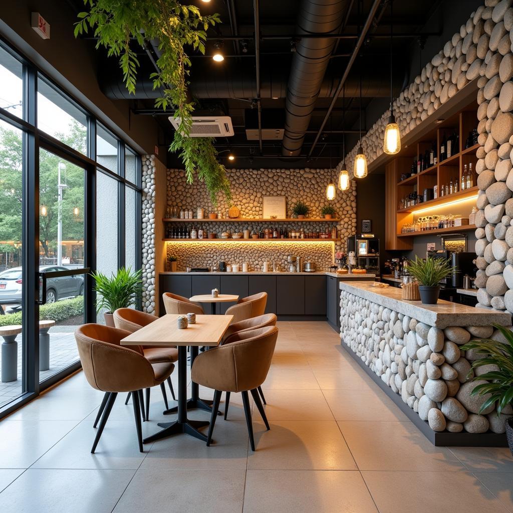 Cafe sỏi đá - xu hướng cà phê tương lai với sự kết hợp giữa thiên nhiên và hiện đại