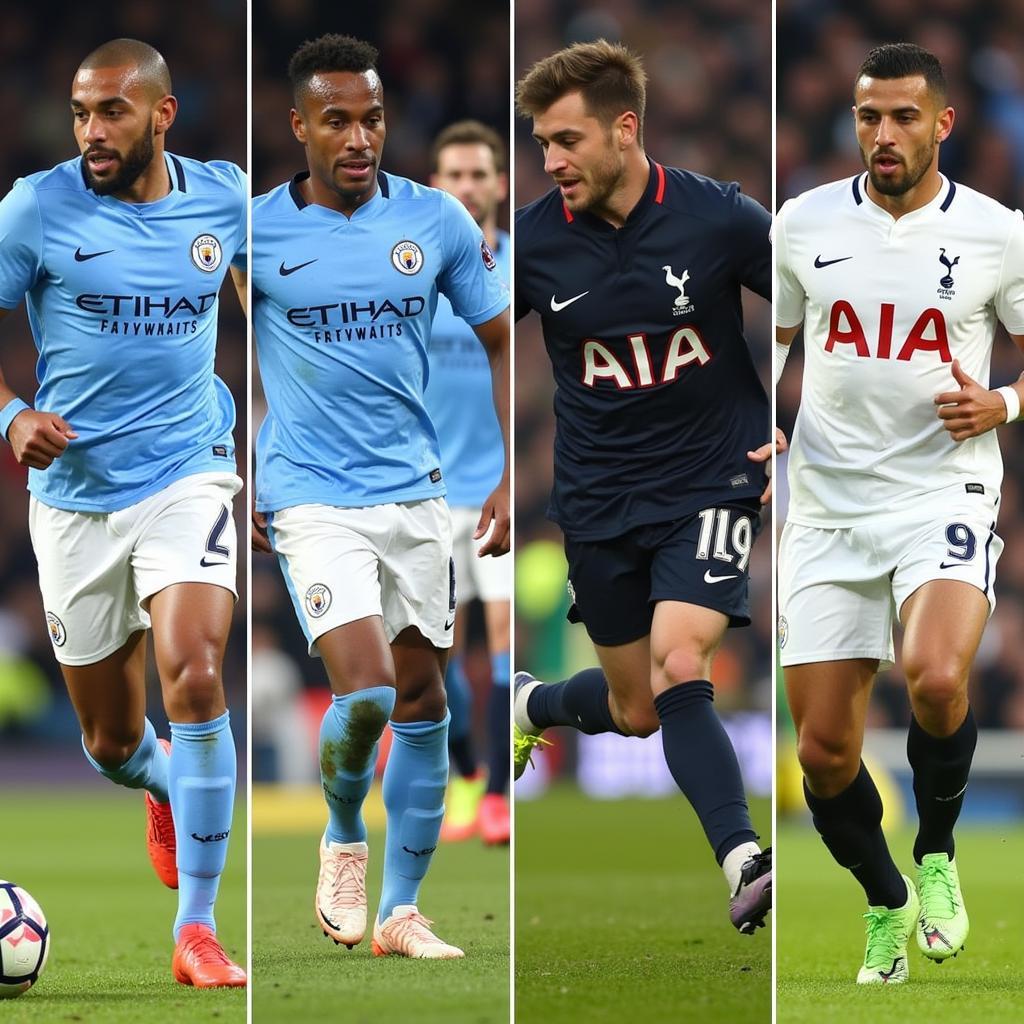 Cầu thủ nổi bật trong trận đấu Man City vs Tottenham